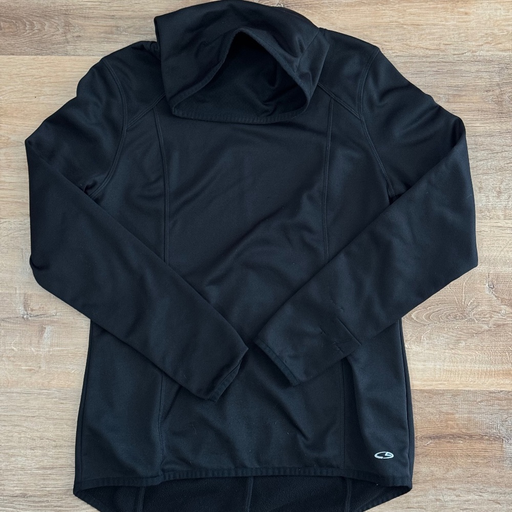 C9 Champion Black Funnel Neck Running Pullover Top XS